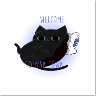 Welcome to nap town - Nyxsis Posters and Art